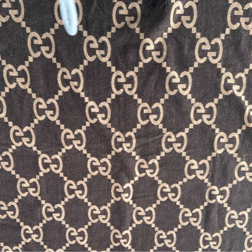 Gucci Monogram Wool Throw